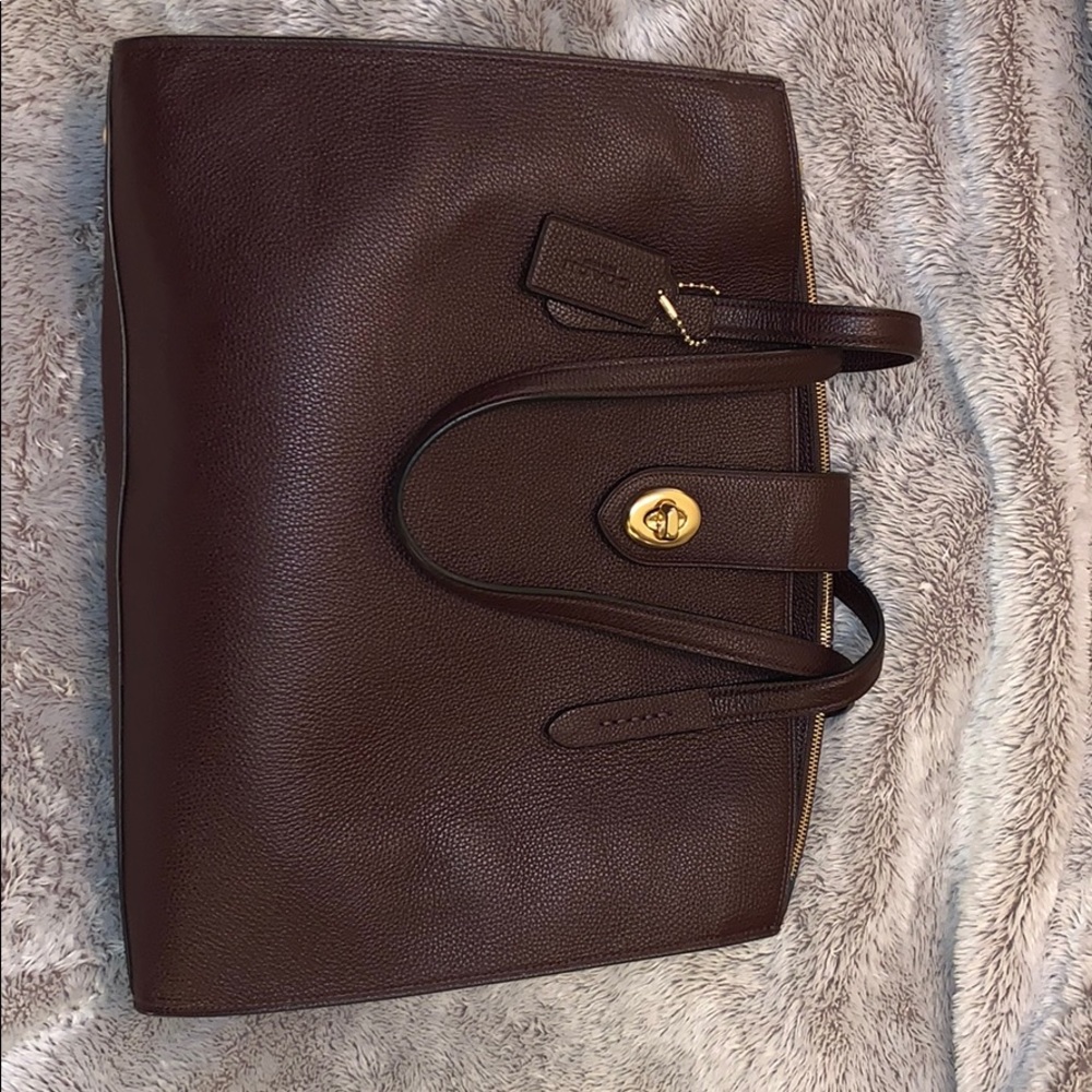 Charlie Tote in Oxblood